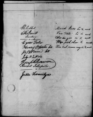 Thumbnail for Oct. 11, 1832-Dec. 17, 1834 > 193 - Potawatomi on Lake Max ce nie Kue Kee in the State of Indiana December 4, 1832.