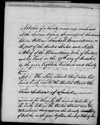 Oct. 11, 1832-Dec. 17, 1834 > 196 - Potawatomi at the Indian Agency, Logansport, Indiana, December 17, 1834.