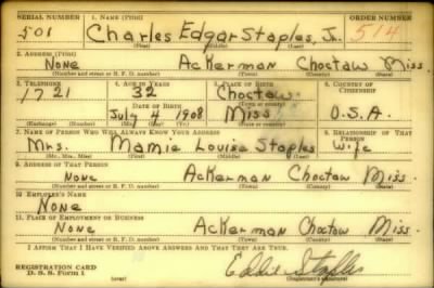 Thumbnail for Charles Edgar > Staples, Charles Edgar (1908)