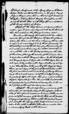 Thumbnail for July 1, 1835-Nov. 23, 1837 > 197 - Caddo at the Agency House in the Caddo Nation and State of Louisiana, and supplementary articles, July 1, 1835.