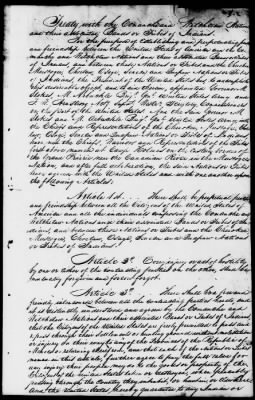 Thumbnail for July 1, 1835-Nov. 23, 1837 > 197 - Caddo at the Agency House in the Caddo Nation and State of Louisiana, and supplementary articles, July 1, 1835.