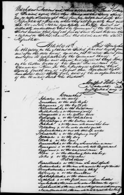 Thumbnail for July 1, 1835-Nov. 23, 1837 > 197 - Caddo at the Agency House in the Caddo Nation and State of Louisiana, and supplementary articles, July 1, 1835.