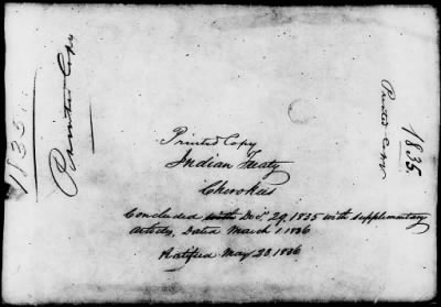 July 1, 1835-Nov. 23, 1837 > 199 - Cherokee at New Echota in the State of Georgia, and supplementary articles, December 29, 1835.