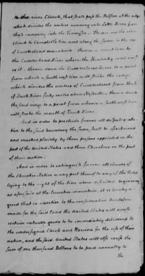 Thumbnail for Aug. 14, 1772-Oct. 24, 1801 > 18 - Cherokee on Holston River and additional article of February 17, 1792 at Philadelphia, July 2, 1791