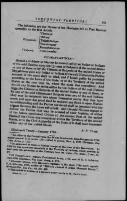 Aug. 14, 1772-Oct. 24, 1801 > 16 - Six Nations at Fort Harmar and separate article, January 9, 1789.