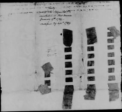 Thumbnail for Aug. 14, 1772-Oct. 24, 1801 > 15 - Wyandot, Delaware, Ottawa, etc., at Fort Harmar, January 9, 1789