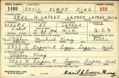 Thumbnail for Basil Elmer > King, Basil Elmer (1916)