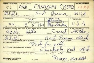 Thumbnail for Dan Franklen > Creed, Dan Franklen (1910)