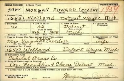 Thumbnail for Morgan Edward > Creedon, Morgan Edward (1908)