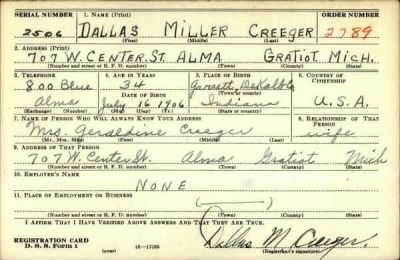 Thumbnail for Dallas Miller > Creeger, Dallas Miller (1906)