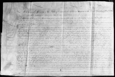 Deeds of cession of Western Lands for Connecticut with related documents, 1786, 1798, 1800.