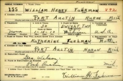 Thumbnail for William Henry > Fuhrman, William Henry (1910)