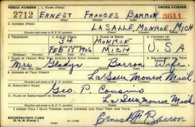 Thumbnail for Ernest Frances > Barron, Ernest Frances (1906)