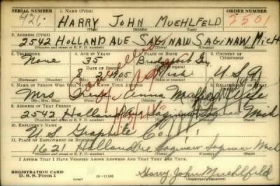 Thumbnail for Harry John > Muehlfeld, Harry John (1905)