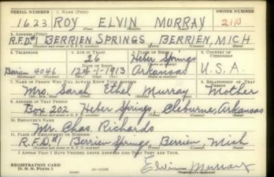 Thumbnail for Roy Elvin > Murray, Roy Elvin (1913)