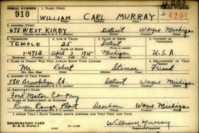 Thumbnail for William Carl > Murray, William Carl (1915)