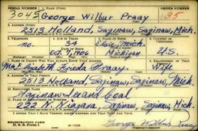 Thumbnail for George Wilbur > Praay, George Wilbur (1906)