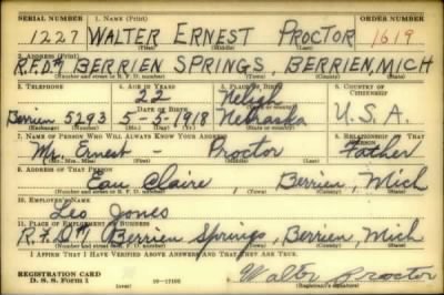 Thumbnail for Walter Ernest > Proctor, Walter Ernest (1918)