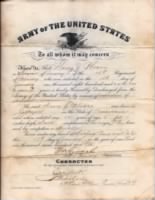 Thumbnail for R150c Harry J. Rhodes Army Discharge Jan 17 1902 obverse Scan0018.jpg