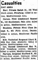 Thumbnail for Lee, Roy N._San Francisco Chronicle_Sun_02 July 1944_Pg 15.JPG