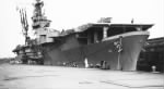 Thumbnail for Undated image of the escort carrier USS Siboney (CVE-112) tied up pierside. U.S. Navy photo. Robert Hurst.jpg