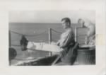 Thumbnail for Gayle on a ship from Honolulu to Tinian island in the Pacific Sept 1945.jpg