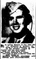 Thumbnail for Bardy, Edmond E, Jr_Times Picayune_New Orleans, LA_Sun_25 Aug 1946_Pg 8.JPG