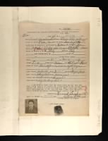 Thumbnail for Cavalcante Application for Seaman's Certificate of American Citizenship