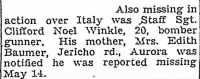 Thumbnail for Winkle, Clifford N_Chicago Sun Times_Mon_12 June 1944_Pg 55.JPG