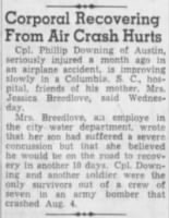 Thumbnail for Downing, Phillip Y_Austin American Statesman_TX_Wed_02 Sept 1942_Pg 11.JPG