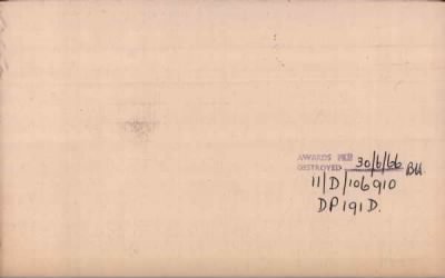 Thumbnail for 063/0272/DOR-DOU, Dorans C-Dougill W > Dore, Oliver Arthur John Herbert (7/28029)