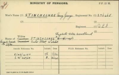 Thumbnail for 175/0889/STE-STO, Stewart Wm-Stobs W > Stinchcombe, Henry George (276465)