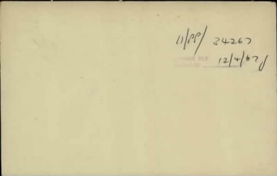 Thumbnail for 186/0981/WAT-WAX, Watts CA-Waxman M > Watts, Clifford (3361)