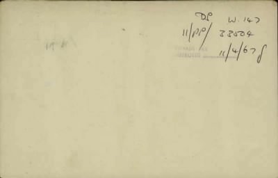 Thumbnail for 186/0981/WAT-WAX, Watts CA-Waxman M > Watts, Frank Geo (J22674)