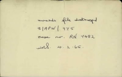 Thumbnail for 186/0981/WAT-WAX, Watts CA-Waxman M > Watts, Edward (285179)