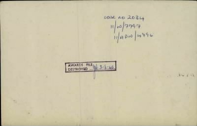 Thumbnail for 186/0981/WAT-WAX, Watts CA-Waxman M > Watts, Frank Allan (22093)