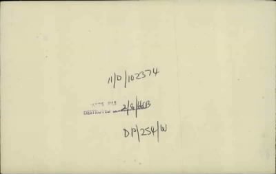 Thumbnail for 186/0981/WAT-WAX, Watts CA-Waxman M > Watts, George Edward (45225)