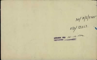 Thumbnail for 186/0981/WAT-WAX, Watts CA-Waxman M > Watts, James (H/3028)