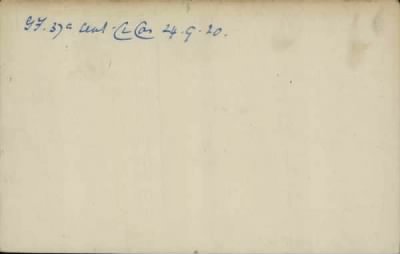 Thumbnail for 186/0981/WAT-WAX, Watts CA-Waxman M > Watts, Charles Herbert (52096)