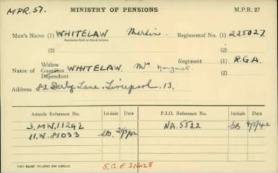 Thumbnail for 189/1000/WHI-WHI, Whitehouse J-Whiting D > Whitelaw, Martin (225027)