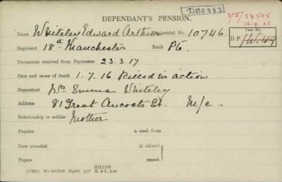 Thumbnail for 189/1000/WHI-WHI, Whitehouse J-Whiting D > Whiteley Edward, Arthur (10746)