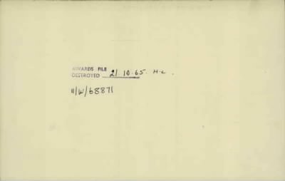 Thumbnail for 189/1000/WHI-WHI, Whitehouse J-Whiting D > Whiteley, Fred (114054)