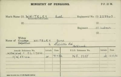 Thumbnail for 189/1000/WHI-WHI, Whitehouse J-Whiting D > Whiteley, Seth (223343)