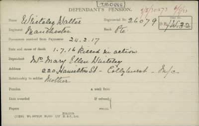 Thumbnail for 189/1000/WHI-WHI, Whitehouse J-Whiting D > Whiteley, Walter (26079)