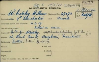 Thumbnail for 189/1000/WHI-WHI, Whitehouse J-Whiting D > Whiteley, William (47070)