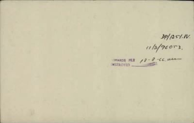 Thumbnail for 189/1000/WHI-WHI, Whitehouse J-Whiting D > Whitfield, Malcolm (59105)