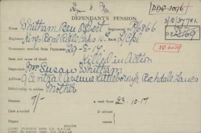 Thumbnail for 189/1000/WHI-WHI, Whitehouse J-Whiting D > Whitham, Bell Osbert (R/6866)