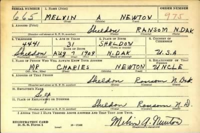 Thumbnail for Melvin A > Newton, Melvin A (1909)