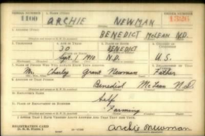 Thumbnail for Archie > Newman, Archie (1910)