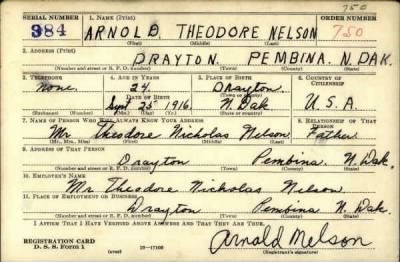 Thumbnail for Arnold Theodore > Nelson, Arnold Theodore (1916)